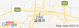 Zibo map